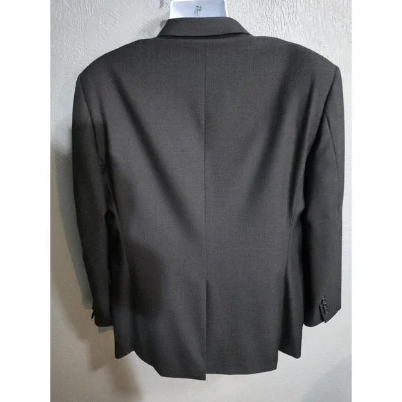 Brooks‎ Brothers Madison 46R Black Wool Blazer 853 - Picture 2 of 11